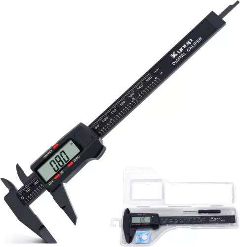 Digital Caliper, Caliper Measuring Tool with LCD Screen, Electronic Micrometer C