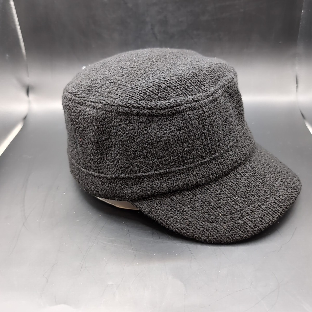 Free People Scala Pronto Felt Hat Scala Pronto Flat Cap Hat Polyester With Button Accents One  main image 2
