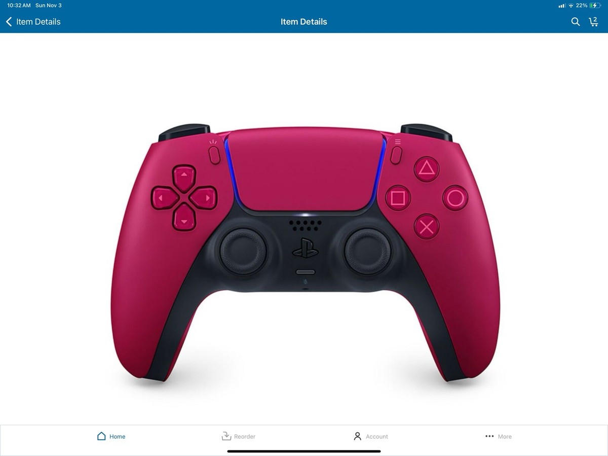 SONY - PS5 Dual Sense （Cosmic Red） Sony PS5 DualSense Wireless Controller - Cosmic Red