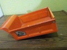 vintage ertl dumper truck orange bed for parts