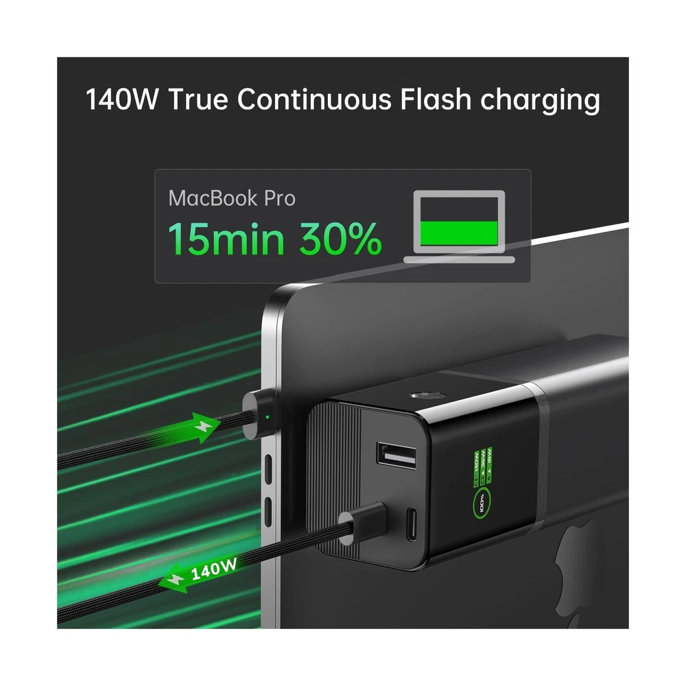 Power Bank GT19-US-G1 Ultra Power Pillar, 19-Min Fast Recharge, 140W High-Pow...