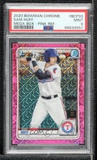 2020 Bowman Chrome Prospects Mega Box Pink Mojo Refractor Sam Huff PSA 9 n0c