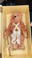 1995 Steiff 02748 16" Bear Compass Rose 44 W Box Certificate Original Box