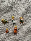 5 Pcs Bandai 1989 Dragon Ball Z 1" Mini Figure Lot