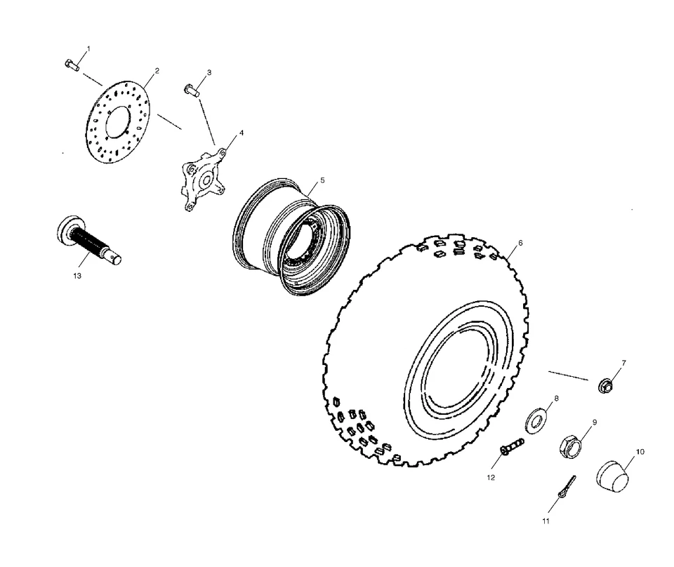 Polaris Front Disc Brake, Genuine OEM Part 5244314, Qty 1 - Image 4 of 4