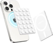 amBand Magnetic Suction Mirror Window Phone Holder, Sticky Grip Double Sided Mou