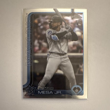 Topps 2025 Chrome Update Rookie Victor Mesa Jr. Miami Marlins USC4