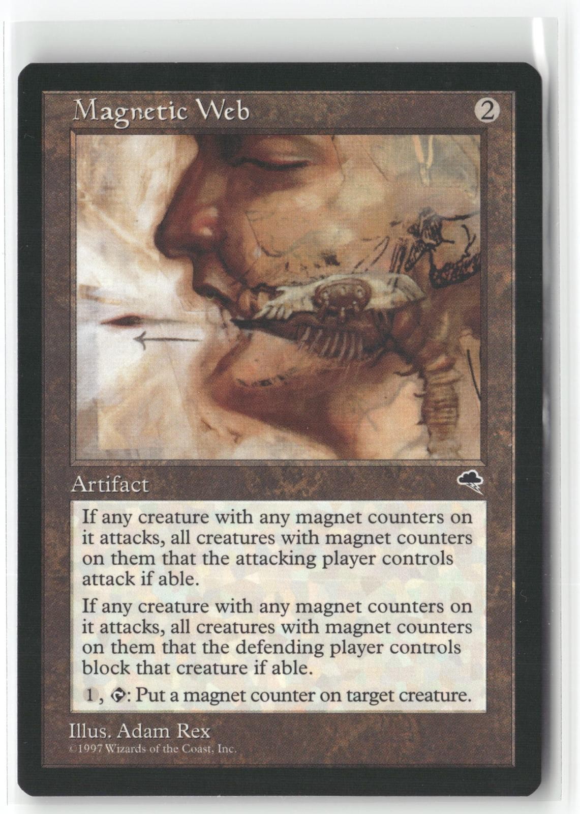 Magnetic Web 295 Rare Tempest Magic: The Gathering Near Mint