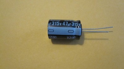 47uf 315volt aluminum electrolytic capacitor 16×25mm radial