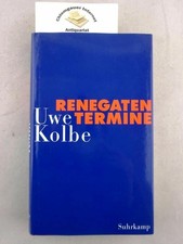 Renegatentermine: 30 Versuche, die eigene Erfahrung zu Buch Suhrkamp Verlag