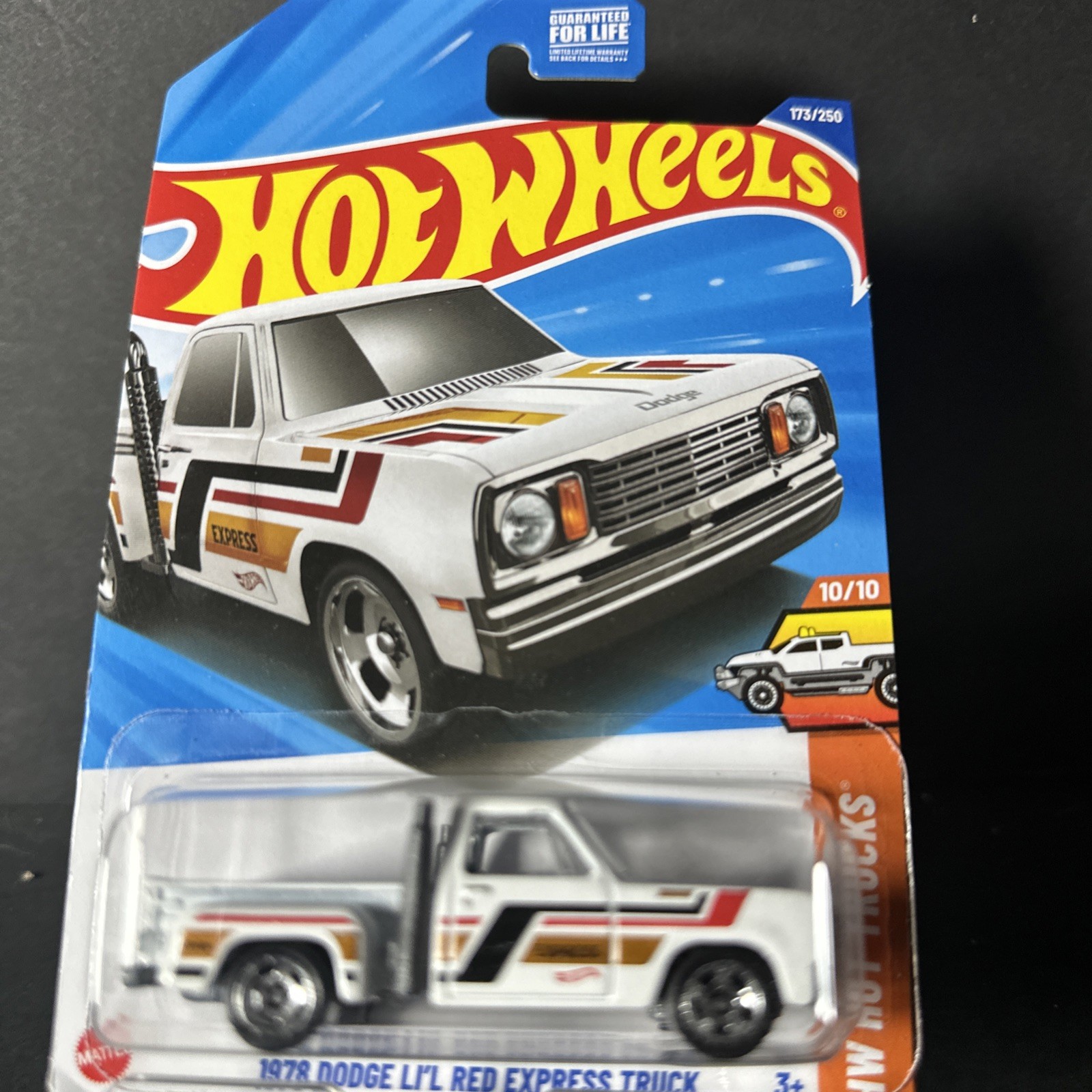 2025 Hot Wheels 1978 Dodge Li'l Red Express Truck White HW Hot Truck 10/10 😱👀
