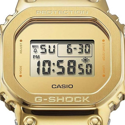 Casio G-Shock GM-5600SG-9ER Goldbarren Skelett Serie Digitaluhr