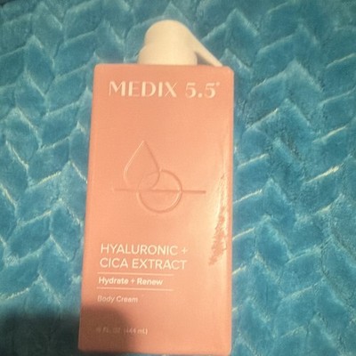 Medix 5.5 Hyaluronic + Cica Extract Body Cream Hydrating Moisturizer 15 oz