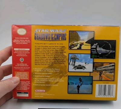 🔥🚨Vintage Star Wars Shadows of the Empire Nintendo 64 N64