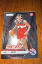 2024-25 Panini Prizm Monopoly - Bub Carrington #87 (RC) Wizards Star!