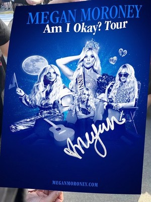 Megan Moroney 2025 Am I Ok Tour Poster Signed  Country Concert Art Print