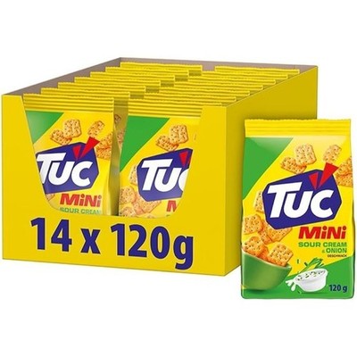 TUC Mini Sour Cream & Onion 14x120g 1,68kg Mini Cracker Vorratspack