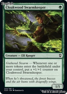 Cloakwood Swarmkeeper [CLB - 222] Commander Legends: Battle for Baldur's Gate