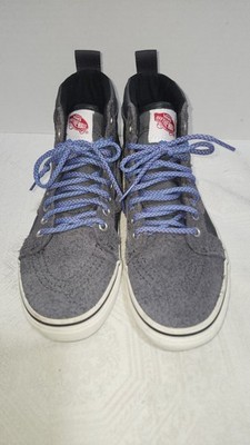 VANS OFF THE WALL GRAY HI-TOPS MENSSZ.6 WOMENS SZ 7