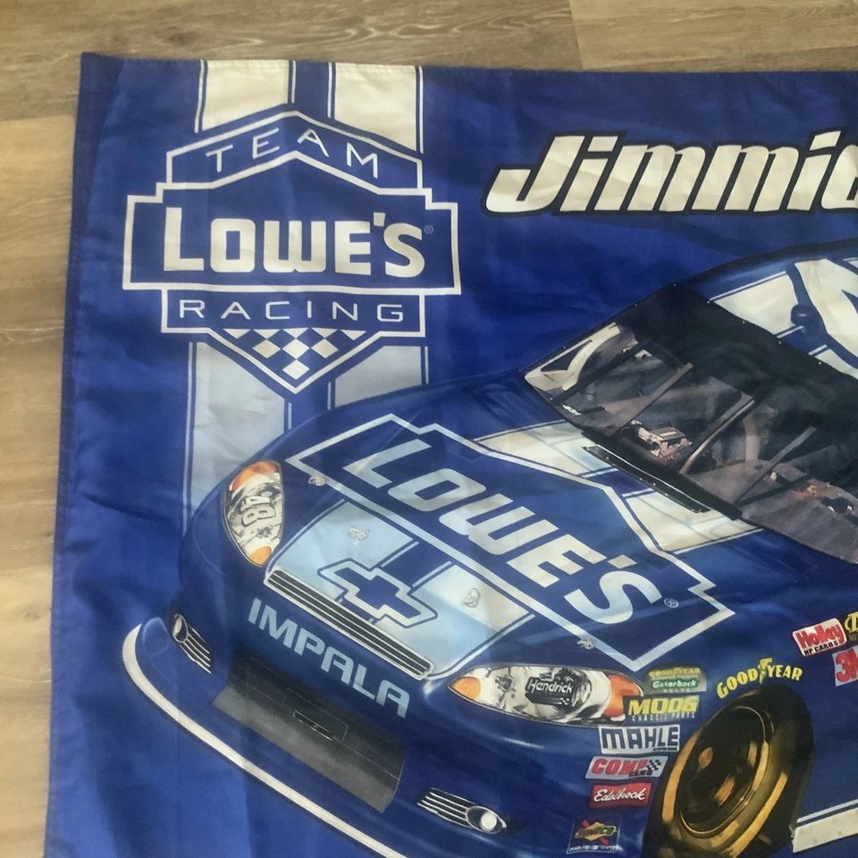 吉米·约翰逊 #48 3x5 赛车旗赛车运动双面复古亨德里克赛车运动 — 第 3/4 张图片