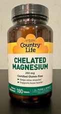 Country Life Chelated Magnesium 250 mg 180 Ta...