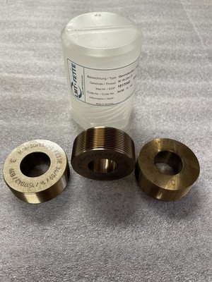 NEW LMT Fette 1517042 M18-M20x1.5 1K Type 3 Axial Thread Rolls Set of 3 Germany