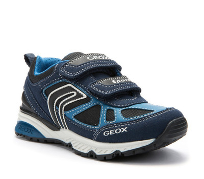 Geox Bernie Kinder Schuhe Sneaker Riemchen blau