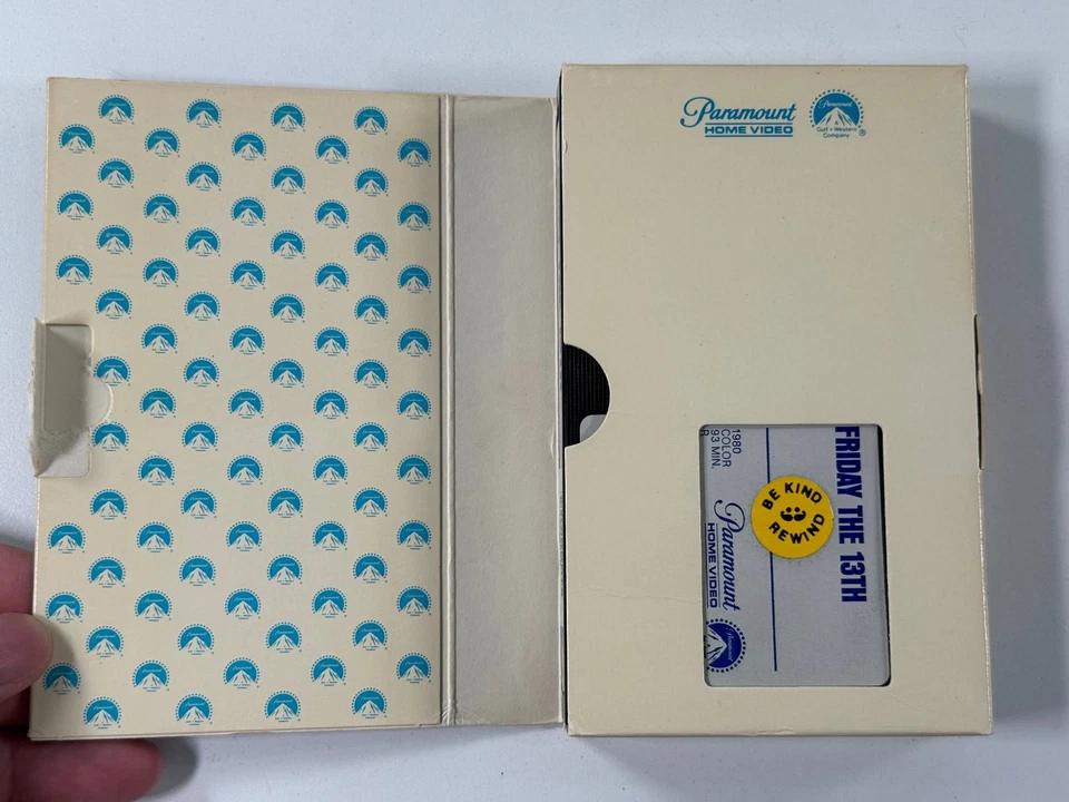 vtg 1980 BETA Tape Friday the 13th RARE Gatefold 1st horror NOT VHS betamax - Image 2 of 4