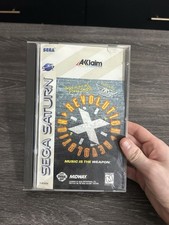 Revolution X (Sega Saturn, 1997) - With Original Case And Manual
