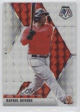 2020 Panini Chronicles Mosaic White Prizm 18/25 Rafael Devers #68 4f5