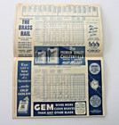 1953 NY GIANTS SCORECARD vs MILWAUKEE BRAVES – IRVIN, THOMSON, HEARN, MATHEWS! — photo 3