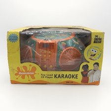 2002 Nickelodeon NICK TOONS SME-129 The Singing Karaoke Machine CD Player WORKS 