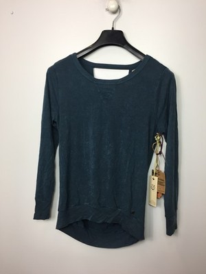 KHUJO Damen Pullover Modell: Petrol Grün S