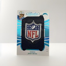 Joey Bosa 2025 Panini Flawless #15 SHIELD Down & Dirty GU Patch BOOKEND /5 POP!