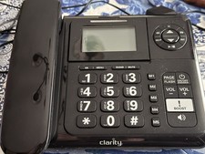 Clarity E814CC Corded Phone System with Cordless Handset and Caller ID