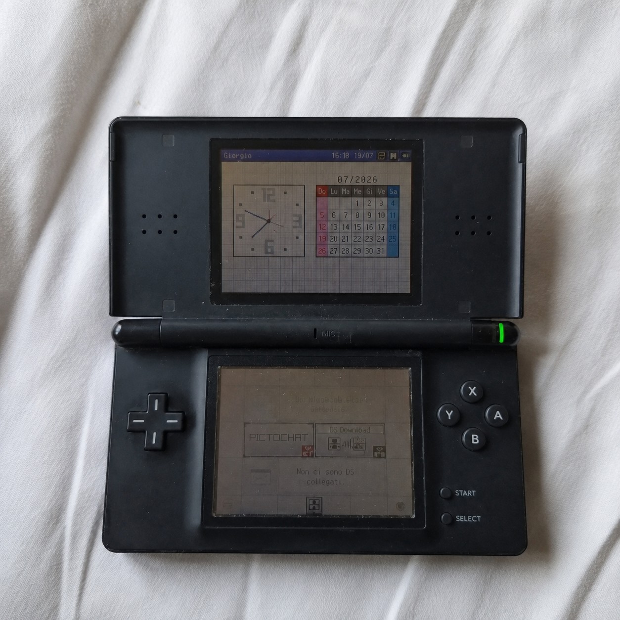 Nintendo DS Lite Black Originale Nintendo Console Portatile Funzionante