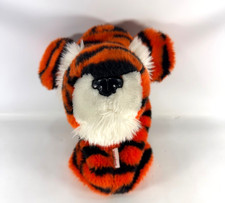 Daphne's HeadCovers Driver Golf Club Tiger Plush Orange/Black Furry Animal