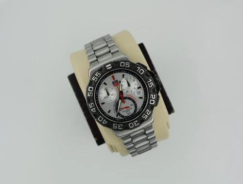 Tag Heuer CAH1111.BA0850 Mens Formula 1 Series Chronograph Watch Black Silver