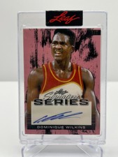 2023 LEAF SIGNATURE SERIES DOMINIQUE WILKINS 1/1 AUTOGRAPH BA-DW1