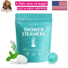 Shower Steamers Aromatherapy 15 Pack, Easter Basket Stuffers, Eucalyptus  Mi...