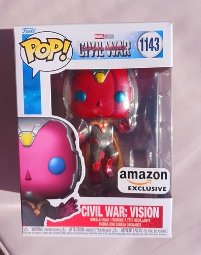 Funko Pop! Marvel Captain America Civil War: Vision #1143 Amazon Exclusive