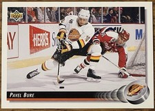 Pavel Bure 1992-93 Upper Deck Hockey Card #156 Canucks NHL HOF Free Shipping