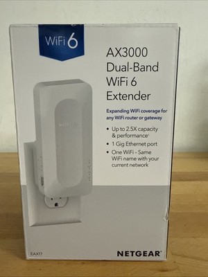 Netgear AX3000 WiFi Mesh Extender (EAX17) - Répéteur Wi-Fi