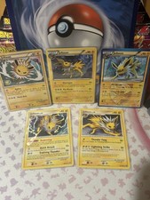Jolteon Pokemon TCG Card Lot 5 Cards Team Plasma Plasma Freeze Call of Legends