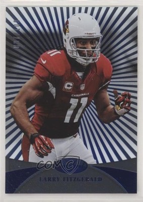 2013 Certified Platinum Blue /100 Larry Fitzgerald #132 HOF 4hj