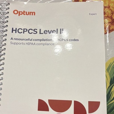 Optum HCPCS Level II Expert Spiral Bound Medical Coding & Billing Textbook