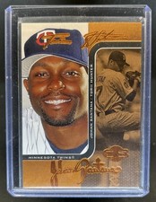 2006 Topps Co-Signers Torii Hunter Johan Santana Changing Faces Bronze #/150