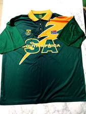 RARE Vintage South Africa Team Jersey Cricket Shirt Mens Size XXL 2XL 2000/2001