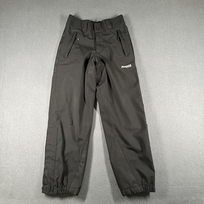 Bergans of Norway Youth Pants Size 8 Black Waterproof Outdoor Ski Snow Shell