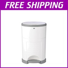 EKO Classic Diaper Pail, White  Eco-Friendly  Hands-Free